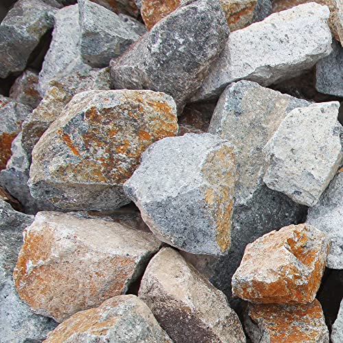 【あこがれのロックガーデンが簡単に】ワイルドロックSサイズ10cm程度×22kg ロックガーデン庭石に 重ねて積むだけで簡単にプロの造園家のような仕上がり積んでよし並べてよし栗石 ゴロタ石 大きい 砕石 ガーデニング 石 岩 石材 自然石
