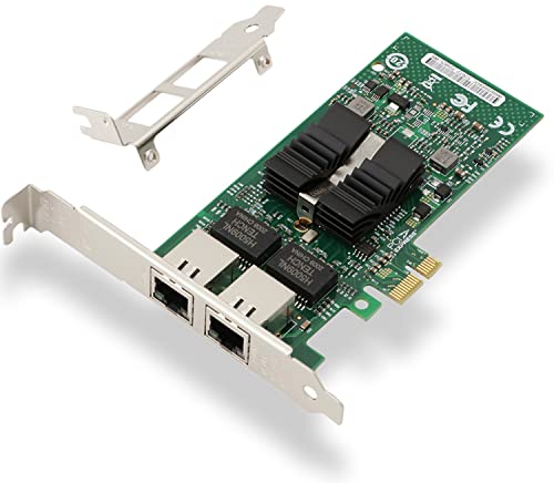 Gigabit LANカード インテル 82576チップ PCI-E接続 (デュアルRJ45ポート)