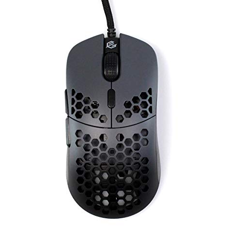 Gwolves Hati 2020 Edition Ultra Lightweight Honeycomb Design Wired Gaming Mouse 3360 Sensor - PTFE Skates - 6 Buttons -
