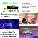 JAXMAN U1 UV ブラックライト 紫外線ライト 365nm 18650 3W LED懐中電灯 お金の検出器 蛍光剤検出光(U1/UV 365nm LEDチップ/18650電池使用/電池含まず) 3