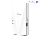 TP-Link Wi-Fi 無線LAN 中継器 Wi-Fi6 対応 1201 + 574Mbps 11ax/ac APモード ギガ有線LANポート RE600X/A