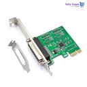 PCI-EからパラレルポートカードLPT PCIEからプリンターポート25穴拡張カード 1ポートDB25パラレルPCIe x1コントローラーカードWCH382l...