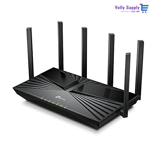 TP-Link WiFi 롼 WiFi6 PS5 б ̵LAN 11ax AX4800 4324Mbps (5 GHz) + 574 Mbps (2.4 GHz) OneMeshб ᡼3ǯ Archer AX4800/