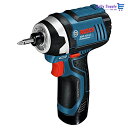 Bosch Professional(ボッシュ) 10.8V コードレスインパクトドライバー (2.0Ahバッテリー2個・充電器・キャリングケース付) GDR1...