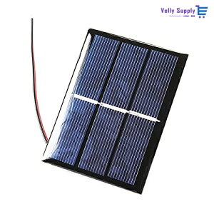Fielect ミニソーラーパネル ミニソーラー多結晶 ソーラーパネル 0.65W 1.5V 5個入り ソーラーバッテリー ポータブル 太陽電池パネル 多結晶シリコンソーラーパネル 超薄型軽量 携帯型 太陽光発電パネル DIYパワーモジュー