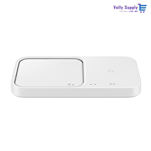 Galaxy Super Fast Wireless Charger Duo/ホワイト [Galaxy純正 国内正規品] EP-P5400TWJGJP