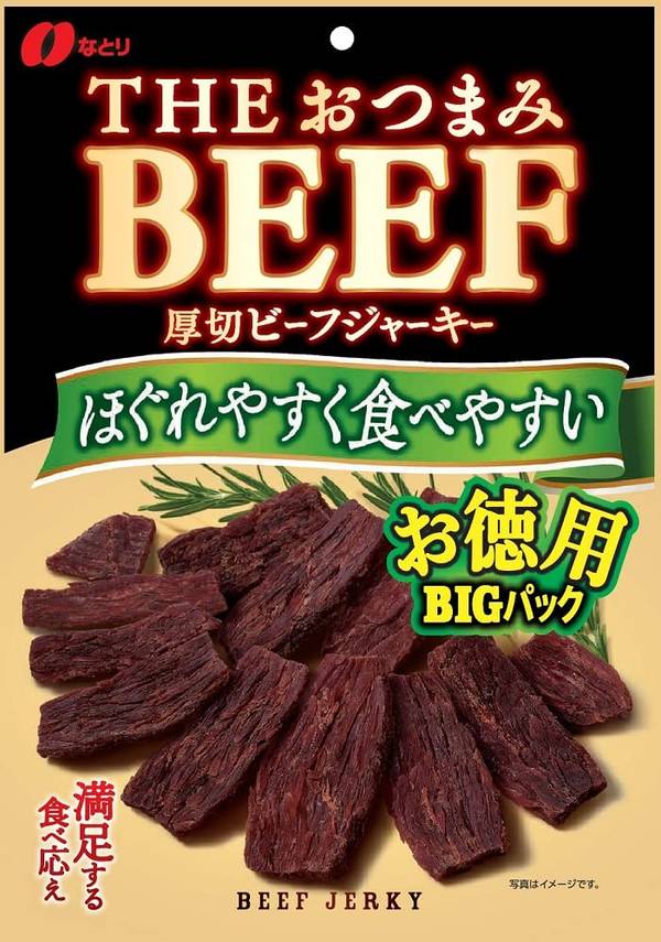 乐天商城 - なとり おつまみビーフお徳用 80g×5袋エネルギー201kcal たんぱく質30.5g 脂質3.4g ※1袋当たり