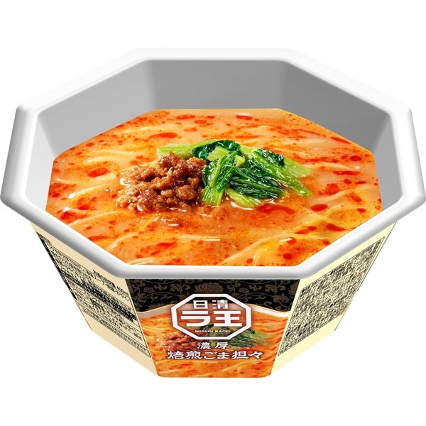 ラ王 焙煎ごま担々 [噛むほどに香る花椒練り込み麺] 日清食品 カップ麺 128g×12個 vellysupply-10088602 VellySupply サンプル画像2