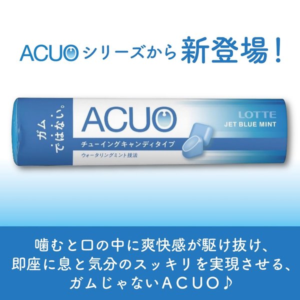 ロッテ ACUO(ジェットブルーミント) チューイングキャンディタイプ 32g×10個 vellysupply-10088917 VellySupply サンプル画像2