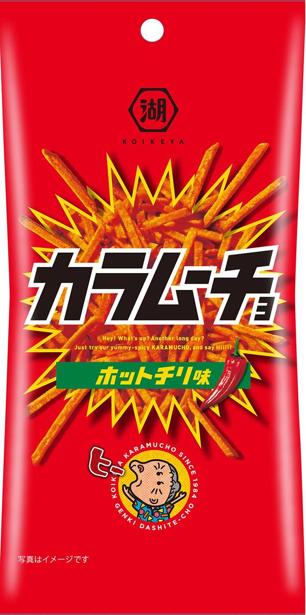 湖池屋 スリムバッグ スティックカラムーチョ ホットチリ味 34g?24袋