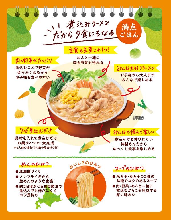 永谷園 煮込みラーメン みそ味 288g ×4個 vellysupply-10088795 VellySupply サンプル画像3