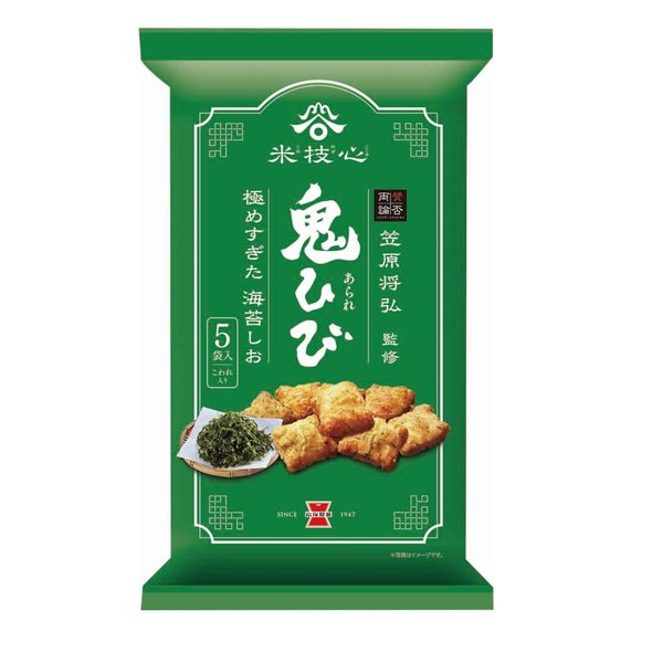 岩塚製菓 鬼ひび 海苔しお 100g×12袋