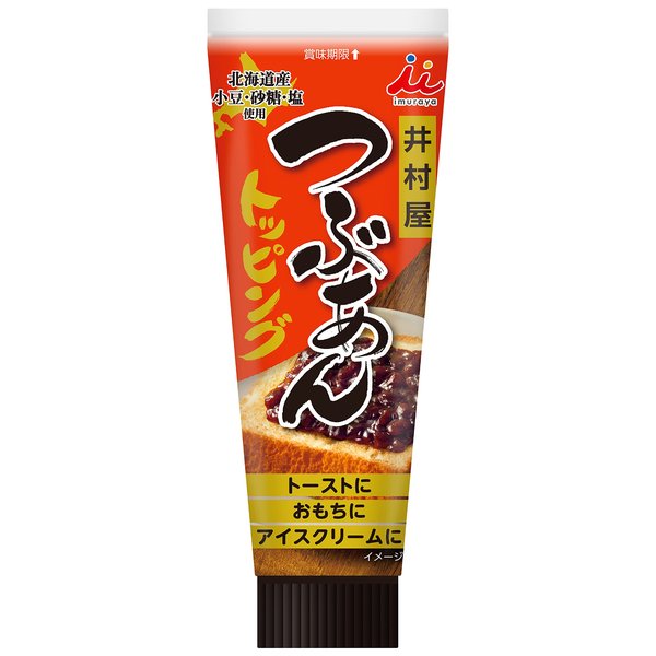 井村屋 つぶあんトッピング 130g×6本 チューブタイプ あんこ お菓子作り