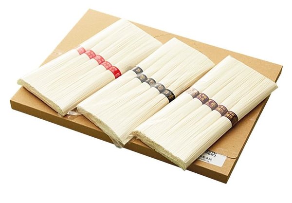 手延素麺 揖保乃糸 特級品・上級品・縒つむぎ 各50g×5束 そうめん お試し 便/TSM-15/ vellysupply-10090136 VellySupply サンプル画像2