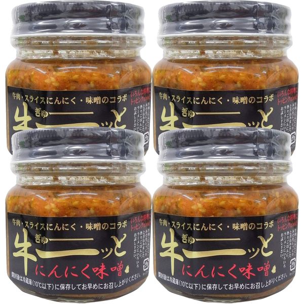 乐天商城 - ベルフーズ 牛ーッとにんにく味噌 180g ×4個
