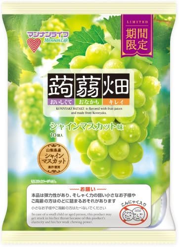 マンナンライフ 蒟蒻畑 シャインマスカット味 25g×10個×12袋