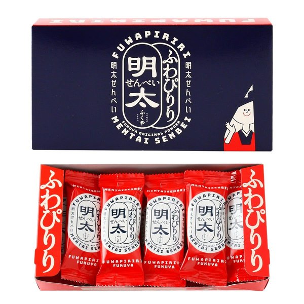 乐天商城 - ふくや ふわぴりり明太せんべい 20枚(2枚入×10袋)×3箱 福岡 めんたいこ 明太子 お土産 博多