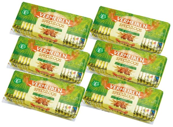 ベルメーレン カラメルビスケット オーガニック25枚入り×6個