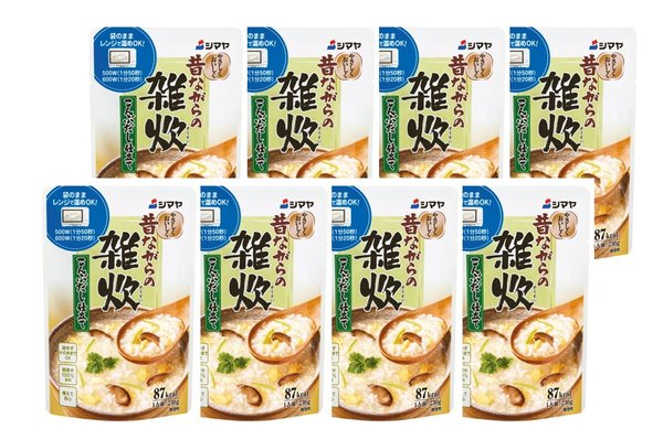 シマヤ 昔ながらの雑炊 こんぶだし仕立て 230g×8個