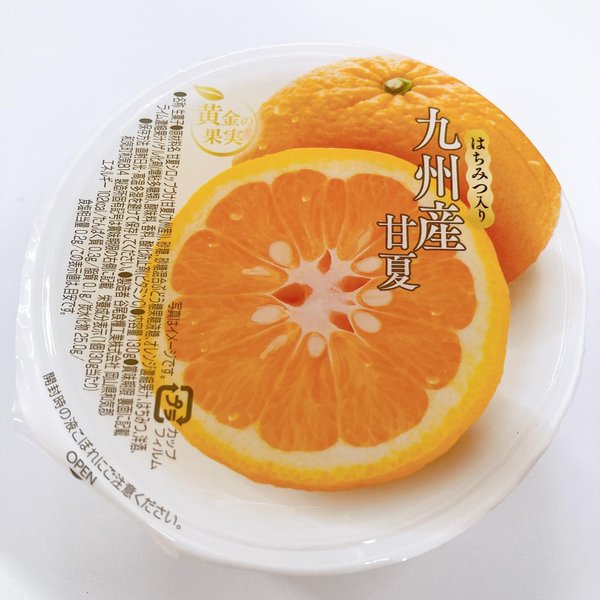 谷尾食糧工業果実とはちみつのゼリー九州産甘夏130g×12個