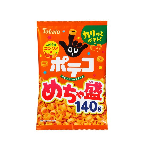東ハト めちゃ盛ポテココンソメ味 140g×12袋