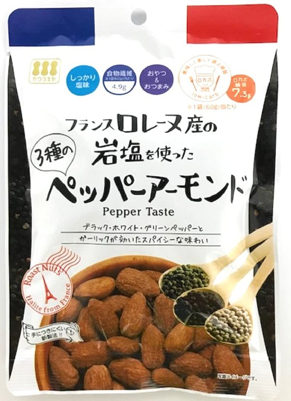 Rakuten - 川越屋 ロレーヌ岩塩ペッパーアーモンド 60g×12個