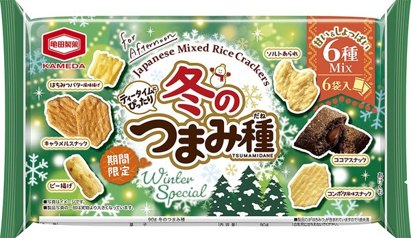 亀田製菓 冬のつまみ種 90g×12袋