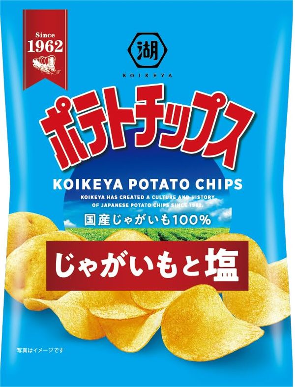 Rakuten - 湖池屋 小袋 ポテトチップス じゃがいもと塩 25g?24袋