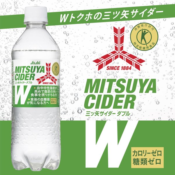 三ツ矢サイダーW 485mlx24本 [トクホ] [サイダー][アサヒ飲料] vellysupply-10092387 VellySupply サンプル画像2