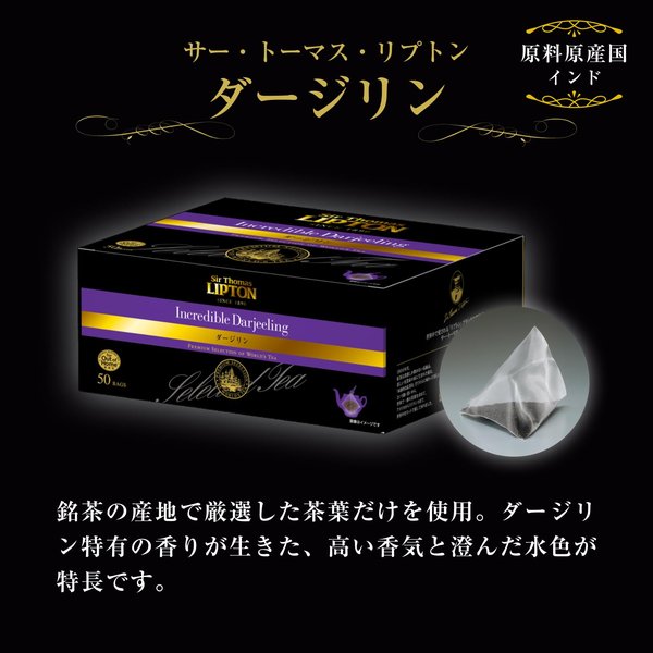 サー・トーマス・リプトン紅茶 リーフバッグ (ティーポット用) ダージリン5gx50袋 vellysupply-10092349 VellySupply サンプル画像3