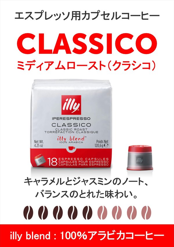 illy(イリー) イペールエスプレッソ カプセル ミディアムロースト (クラシコ) 18P vellysupply-10092843 VellySupply サンプル画像2