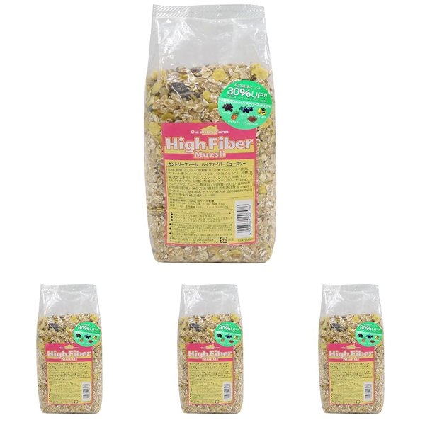 カントリーファーム ハイファイバーミューズリー 750g (x 4)