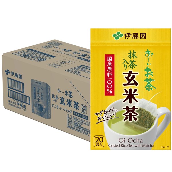 伊藤園 おーいお茶 玄米茶 1.9gx20袋x10個 エコティーバッグ