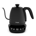 ティファール(T-fal)【オンライン限定】 ティファール 電気ケトル 1.0L ドリップ コーヒー 温度調節 「カフェ コントロール」 保温 ブラック KO9...