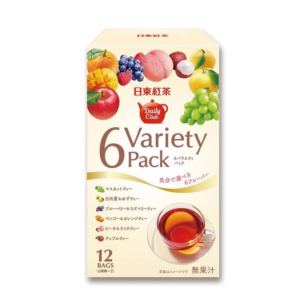 三井農林 デイリークラブ6バラエティパックTB 12袋x6個