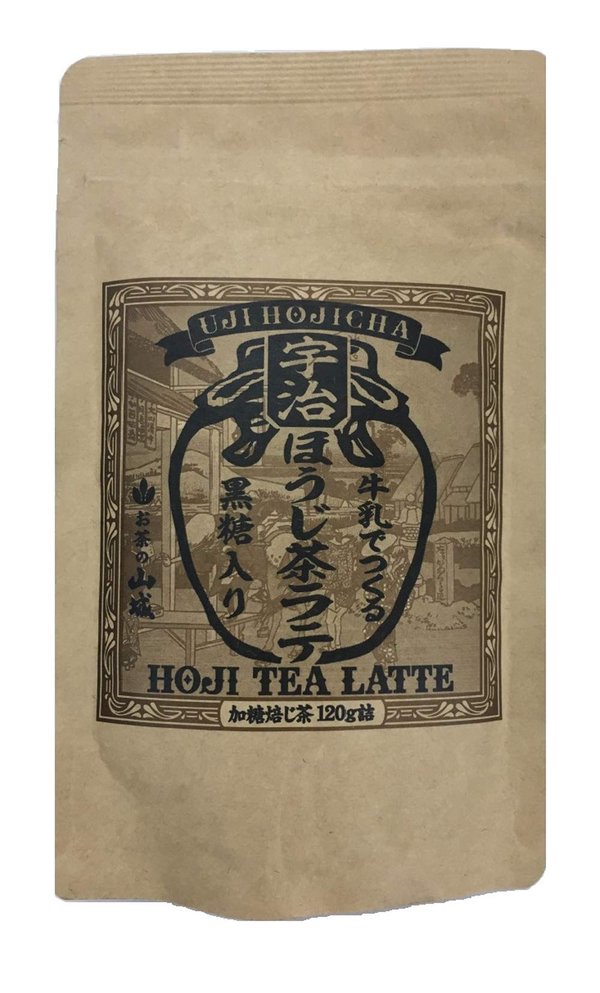 山城物産 牛乳でつくる宇治ほうじ茶ラテ 120gx4本