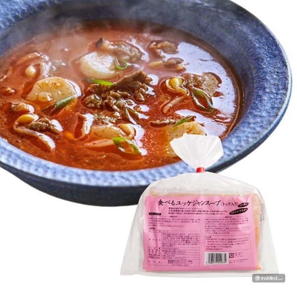 [冷凍] 世界のグルメ旅 食べるユッケジャンスープ(トック入り) 500gx2セット