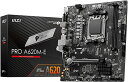 MSI マザーボードPRO A620M-E Ryzen 7000 シリーズ(AM5)対応A620チップセット 4K60Hz DDR5 OC対応Micro-ATX...