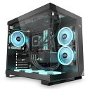 CPS 高透過率ガラス採用 ピラーレスPCケース C3T500-ARG...(2)