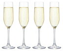 アデリア(ADERIA) シャンパングラス IPTプレジールフルートシャンパン クリア 170ml 4個セット 日本製 食洗機対応 割れにくい ワイン カクテル スパークリング おしゃれ ブランデー シャンパーニュ 白 8617