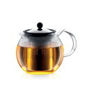 BODUM ボダム ティーポット ティーメーカー ASSAM アッサム ティープレス 1000ml シルバー 紅茶 緑茶 中国茶 ハーブティー フルーツティー ...