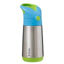 b.box(ビーボックス) 子供 水筒 ストロー 断熱ドリンクボトル 350ml 保冷 保温 ワンプッシュ式 上段食洗機OK 【b.box正規品】 【ステンレス...