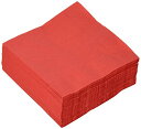 カラーナプキン 日本製 25×25cm 50枚入 イタリアンレッド C24-IR-J