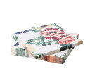 ペーパーナプキン 花柄 フラワーモチーフ 30枚入り 33×33cm IKEA(イケア) SMAKSINNE スマークスィッネ 404.788.15
