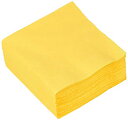 カラーナプキン 日本製 25×25cm 50枚入 レモン C24-LE-J