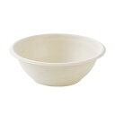 ECO&BASIC 紙皿 ボウルS 13.5cm(約380ml)50枚入 使い捨て レンジ対応 バガス 未晒し おしゃれ 染みにくい 環境にやさしい 植物由来 ...