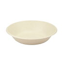 ECO&BASIC 紙皿 ボウル 18cm 50枚入 使い捨て レンジ対応 バガス 未晒し おしゃれ 染みにくい 環境にやさしい 植物由来 業務用 C-ECO-...