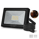 MEIKEE 50W LED投光器 フラッドライト電球色 3000K 4800LM IP66防水 看板灯 照明器具 作業灯 駐車場 玄関灯 倉庫 ガレージ(PS...