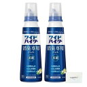 花王 ワイドハイター 消臭専用ジェル グリーンシトラスの香り 本体 570ml ×2本衣類用消臭剤 Topsellerオリジナルポケットティッシュ付き