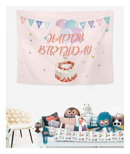 バースデー タペストリー 誕生日 ケーキ パーティー 飾りつけ 背景 バースデー タペストリー 誕生日 ケーキ パーティー 飾りつけ 背景